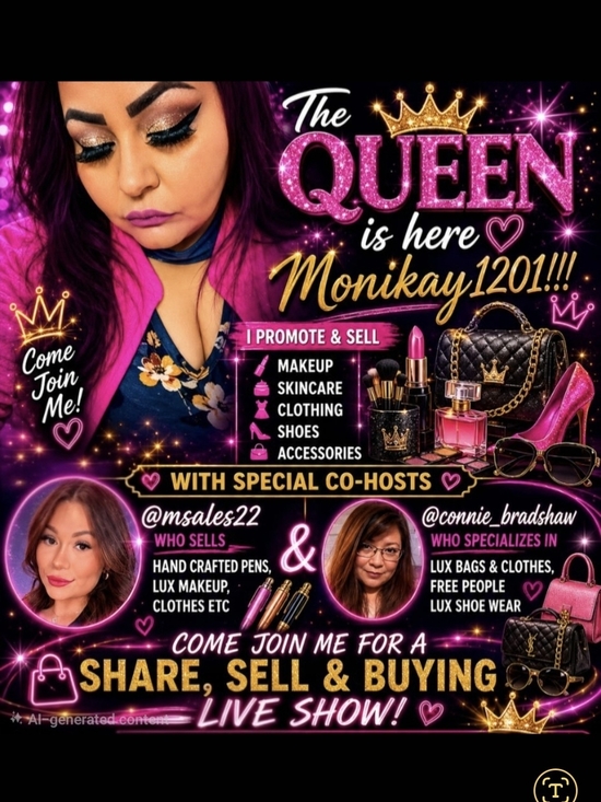 Moni Kay Other - Monikay1201 The Queen Pink Promotional Flyer for Share hosting host